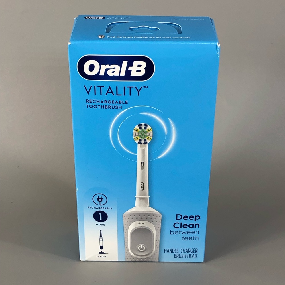 Vitality Rechargeable Electric Toothbrush - White